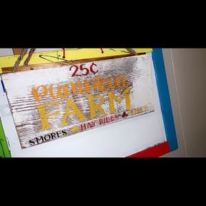 Custom painted fall decor I did!